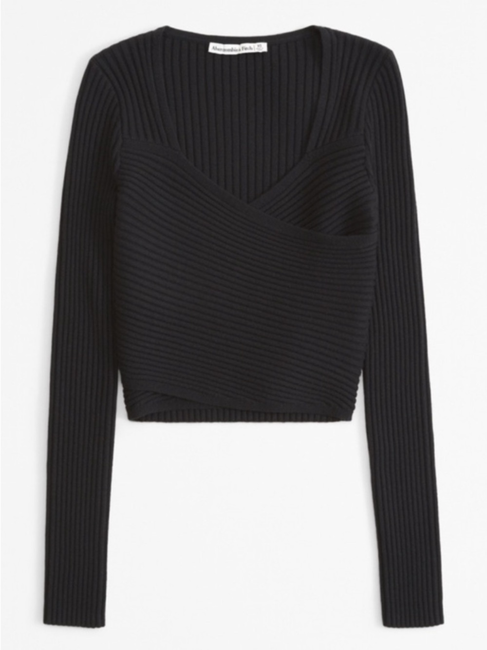 Abercrombie & Fitch Slim Wrap Sweater Top